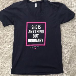 alpha chi omega PR shirt